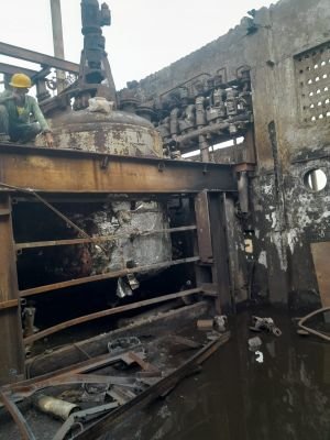 Fire Damaged SS 316 Scrap